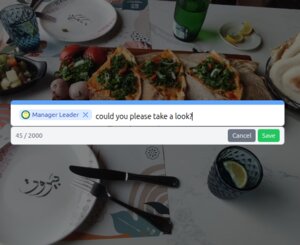 Thread conversations and @mention teammates - Collaboration features
