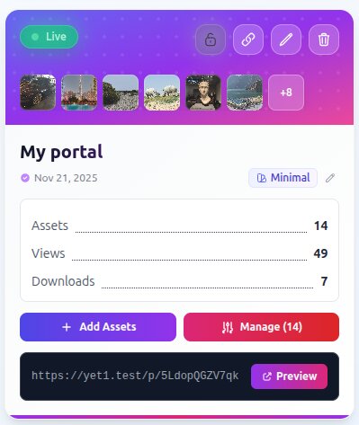 View counter on portal